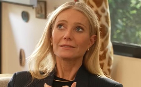 Gwyneth Paltrow reveals she and Chris Martin were determined to 'stay a family' after their 'conscious uncoupling' and committed to therapy and 'tense' weekly brunches