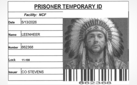 Ex-Inmate Sues After Cops Digitally Altered His Prison Photo to Show Him in Native American Clothing