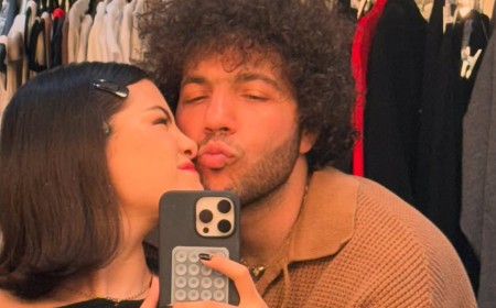 Benny Blanco reveals he and his wife Selena Gomez live a 'very normal life' at their LA mega mansion eating steak and mash and playing scrabble - despite £555million net worth