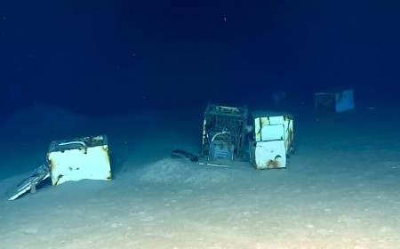 Underwater Drone Looks for Shipwreck, Finds Washing Machines Instead