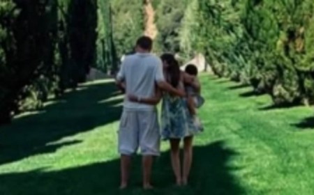 Millie Bobby Brown, 22, shares new family photo with both children as she celebrates her wedding anniversary with Jake Bongiovi after welcoming second child