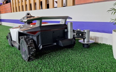 This new robot lawn mower comes with its own infrared hedgehog-spotter — and a handy approach to edge-trimming