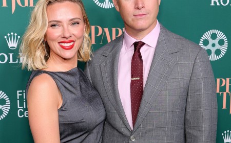 Scarlett Johansson, Colin Jost Step Out for Rare Red Carpet Appearance