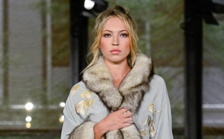 Lila Moss and Iris Law turn heads as they storm the catwalk for the Connor Ives New York Fashion Week show