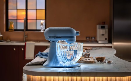 KitchenAid’s New Design Series Mixer Has a Glass Bowl That Illuminates