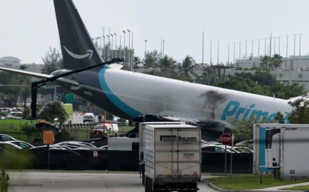 An Amazon cargo plane crashed at Miami International Airport