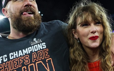 Taylor Swift, Travis Kelce Make the Place Shimmer in Date Night Pic