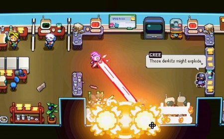 Laser Guy is a twin-stick "anti-shooter" about a stressed out game developer who can't stop shooting laser beams from his eye