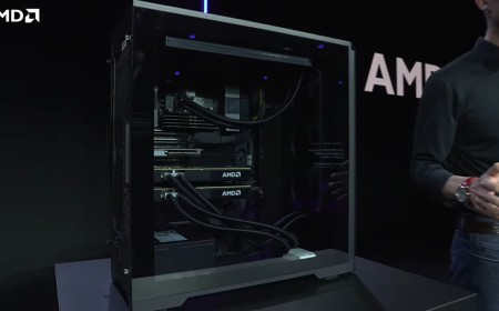 AMD unveils Threadripper Halo Station, an AI workstation packing 96 cores and dual liquid-cooled MI350P accelerators — 'the most powerful workstation in the world' can run trillion-parameter models, says AMD
