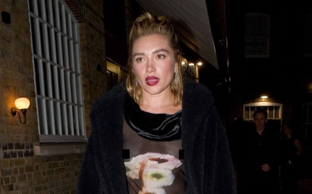Florence Pugh puts on an eye-popping display in a sheer dress as she enjoys a night out in Mayfair after speaking out on 'difficulties' with Olivia Wilde on the Don't Worry Darling set
