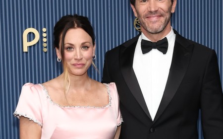 Pregnant Kaley Cuoco Tears Up Over Tom Pelphrey's Emmys Shoutout