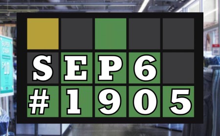 Today's Wordle Hints & Answer - September 6, 2026 (Puzzle #1905)