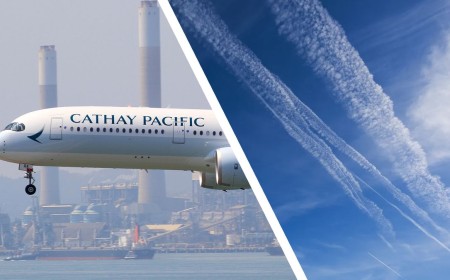 Cathay Pacific tests Google AI that dramatically cuts airplane contrails — tiny altitude shifts slash environmental impact by 40% in early trials