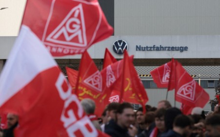 Protests for Germany’s car industry as job losses loom