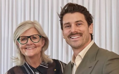 Matty 'J' Johnson's hilarious reaction after being crowned Australian Father of the Year - as his daughter declares he's 'best dad in the universe'
