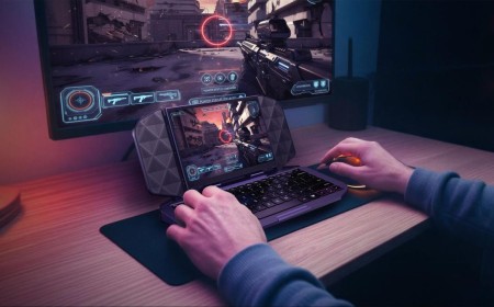 Acer’s wild Project DualPlay Mini is a foldable handheld that doubles as a netbook — concept shown alongside Predator Atlas 7 handheld sporting Intel’s Arc G-series chip