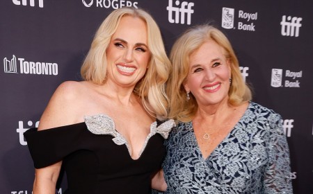 Runs in the family! Rebel Wilson cuddles up to her lookalike mother at premiere of Girl Group at Toronto International Film Festival
