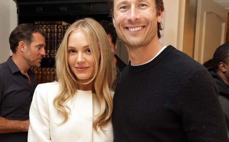 Glen Powell Makes Rare Comments on Michelle Randolph Relationship