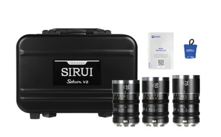SIRUI Announces Saturn V2 Full-Frame Anamorphic Series with 90-Degree Rotation