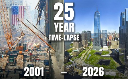 This 25-Year Timelapse Shows the World Trade Center Being Rebuilt After 9/11