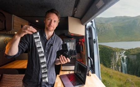 Shooting and Processing Black-and-White Film Off-Grid in Scotland