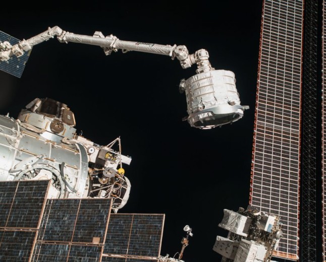 NASA, for the time being, is unable to move the space station's large robotic arm