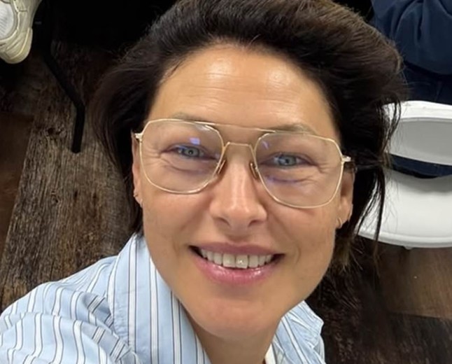 Strictly's new presenter Emma Willis shares behind the scenes photos of hosts' autocue practice and their first look at the studio as Claudia Winkleman sends her support
