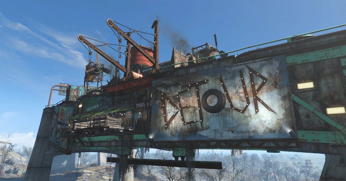 Explore the town of Detour in this new Fallout 4 mod chock full of voiced NPCs and quests