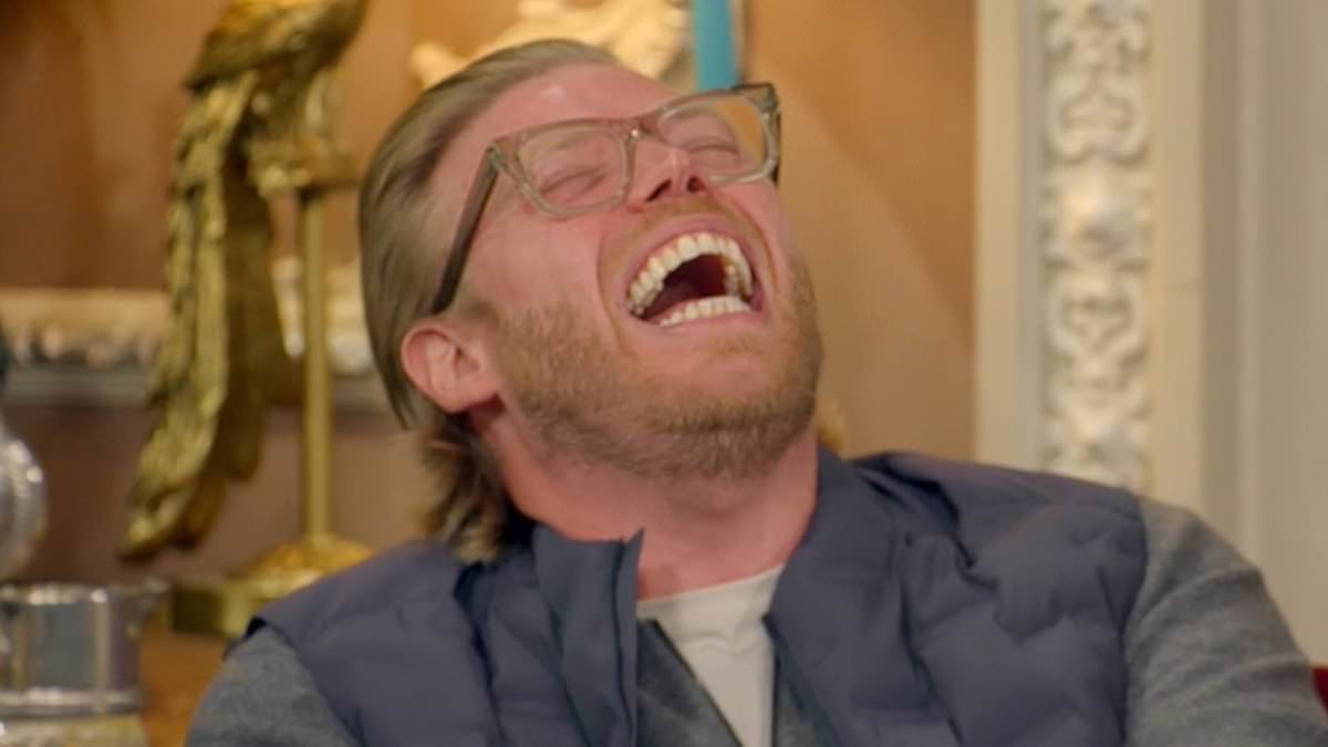 Celebrity Traitors fans left in hysterics at Richard E Grant asking Rob Beckett if he 'has more teeth than a normal person' as the actor attempts to deflect being a traitor after biggest slip-up in show history