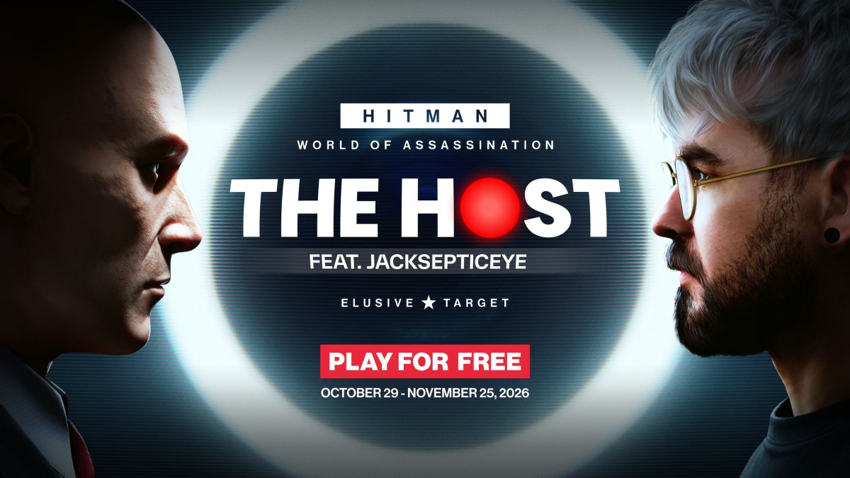 The next Hitman elusive target has Agent 47 taking down a podcaster who is 'loud, paranoid, and completely obsessed with content' — and played by a real-life influencer