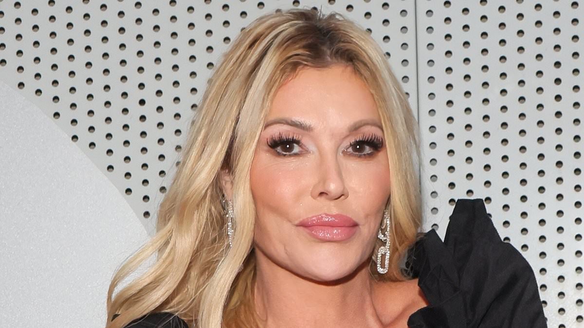 Brandi Glanville is 'taking her face off' as she prepares for surgery to remove 'something alive' amid facial disfigurement battle
