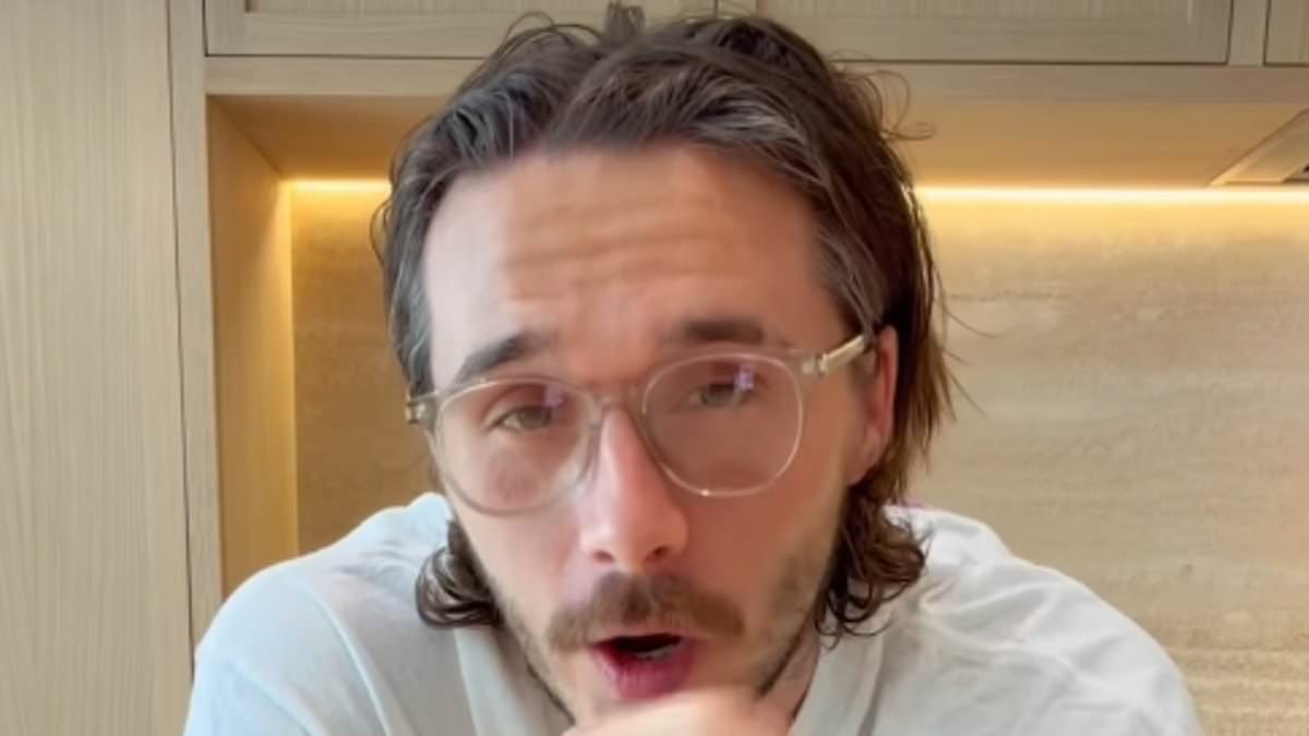 Brooklyn Beckham hits back at haters with feisty Ross Geller Friends meme as his latest pasta cooking video is completely blasted by fans