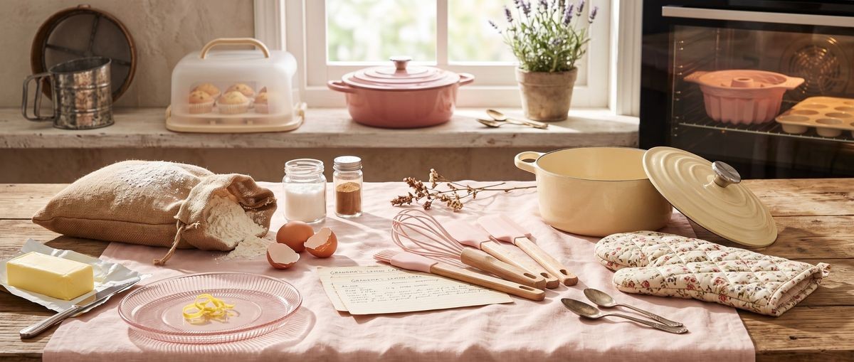 Channel your inner star baker with IKEA’s new pastel pink and cream bakeware