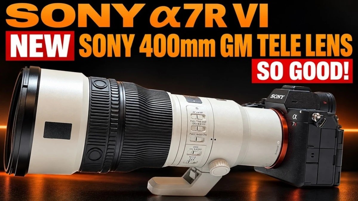 Sony's New 400mm G Master Goes Trackside