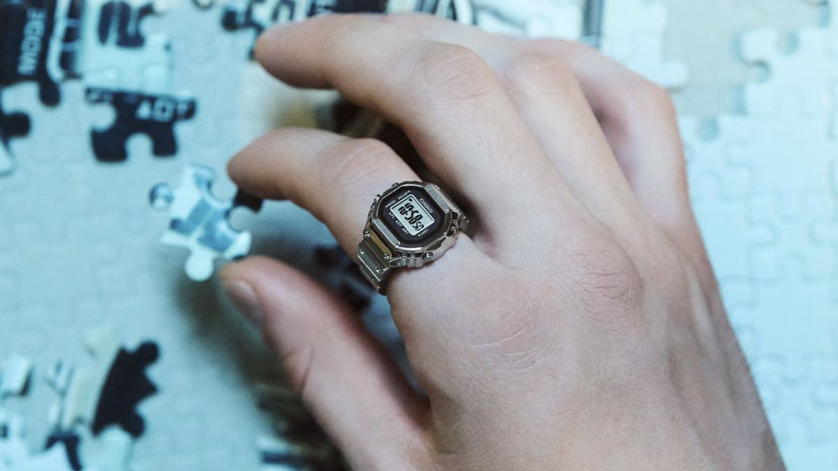 Casio is reportedly working on a second version of its digital watch ring