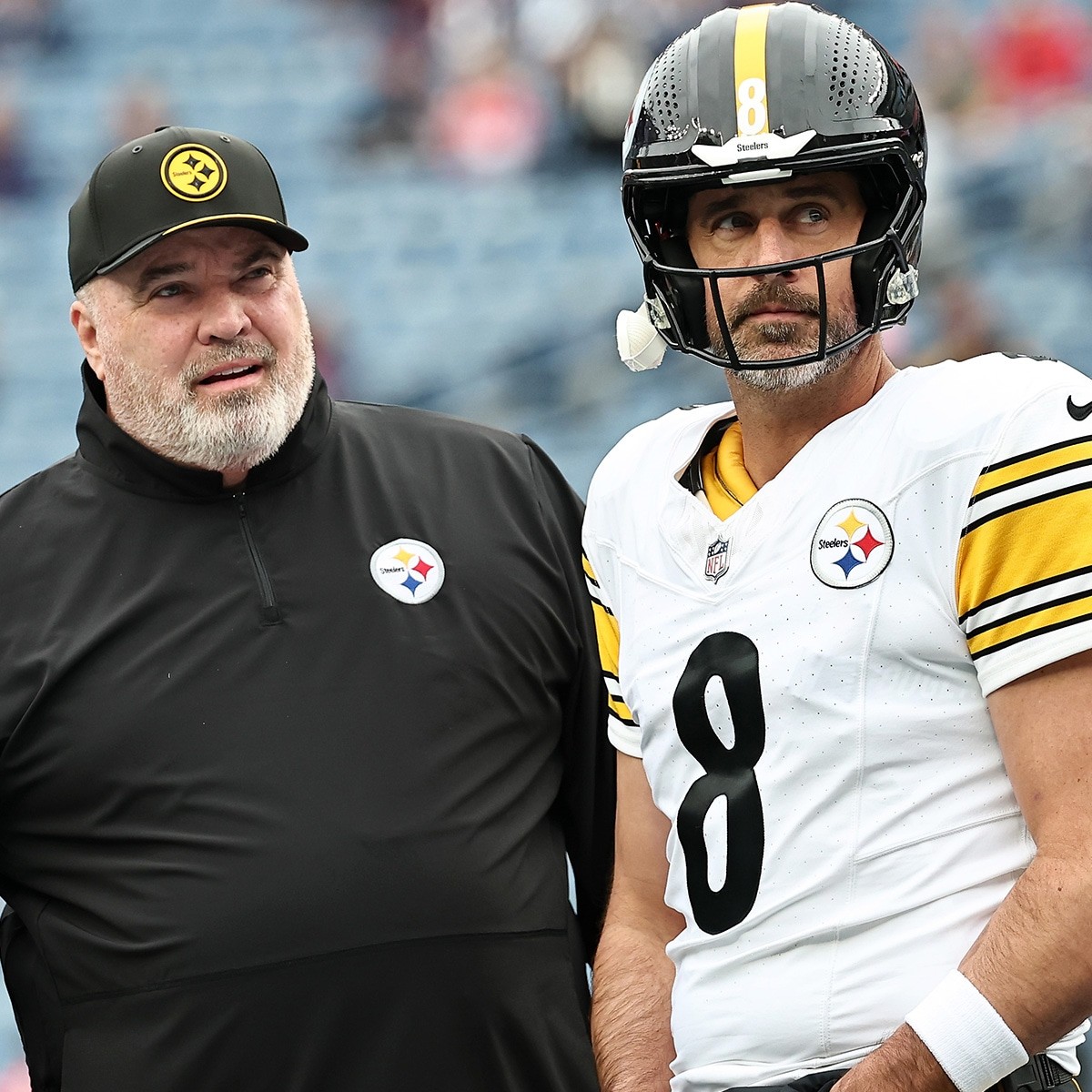 Steelers' Mike McCarthy Addresses Tense Exchange With Aaron Rodgers