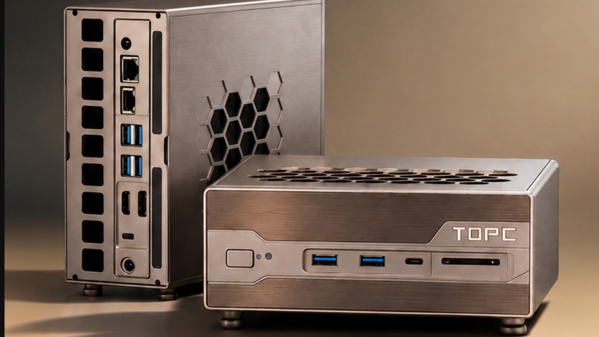 How much?? Chinese startup unveils copper-colored AI Max+ PRO 495 workstation with 192GB RAM selling for a cool $6,800 — TOPC TXA2 can take 4 SSDs and drives 4 8K monitors