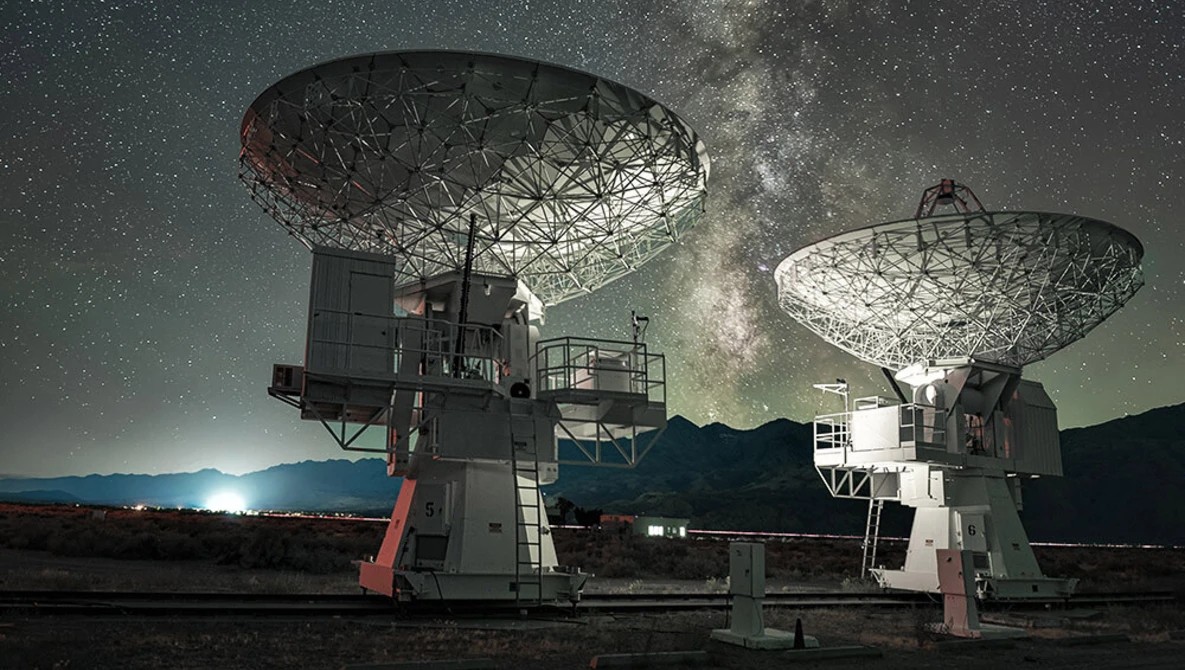 Behind the Shot: How Do You Even Go About Photographing Radio Telescopes Under the Milky Way?