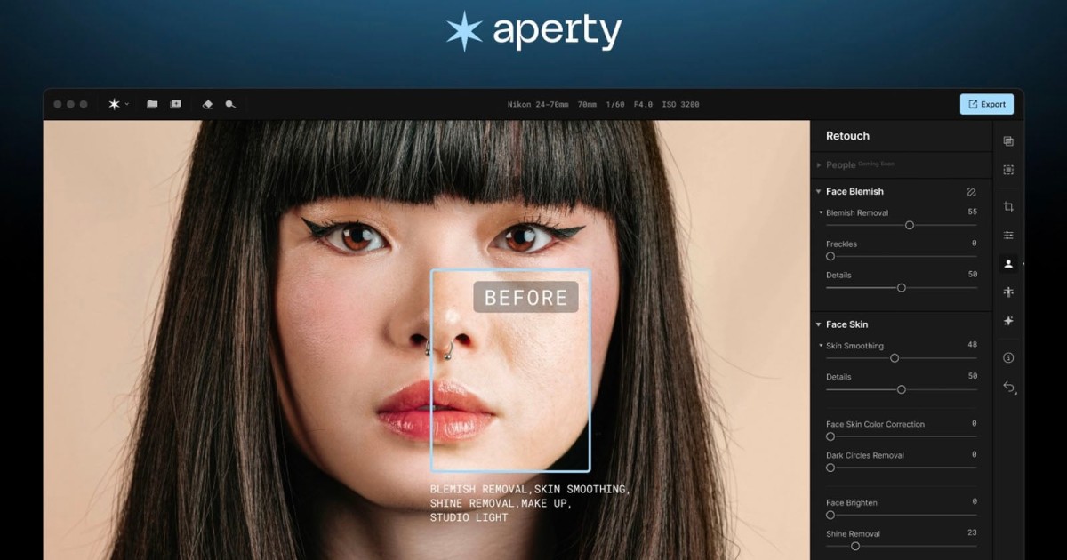 Skylum ‘Saying Goodbye’ to the AI Portrait Editor Aperty Despite Promising 5 Years of Updates