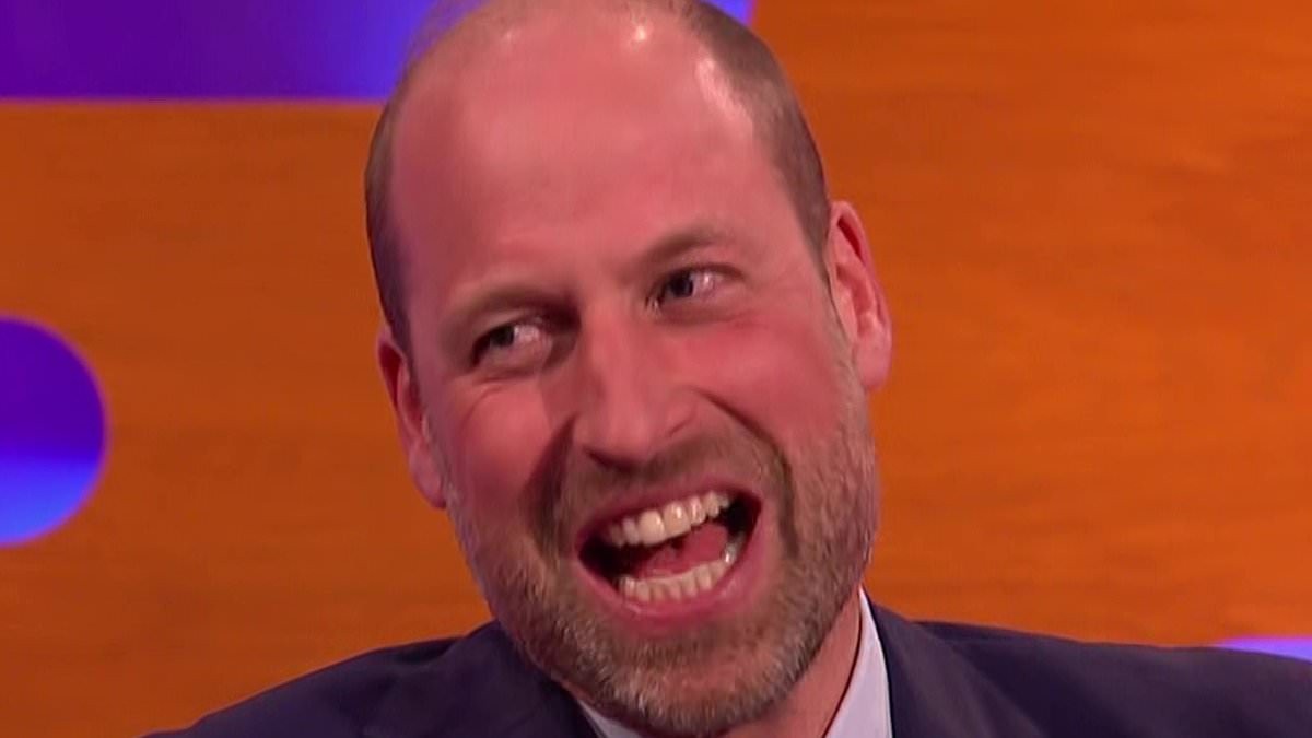 Prince William jokes he tried to move Taylor Swift's husband Travis Kelce out of viral snap with George and Charlotte as he recalls meeting the singer at her 2024 show