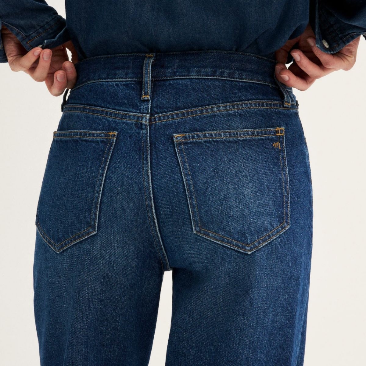 Dark Denim Is Officially Winter's Statement Jean