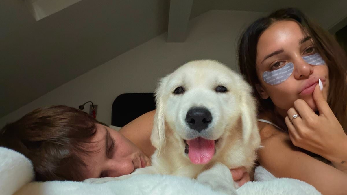 Cruz Beckham gets a dog with girlfriend Jackie Apostel as he finds a loyal new companion after Brooklyn snubbed the family in Paris