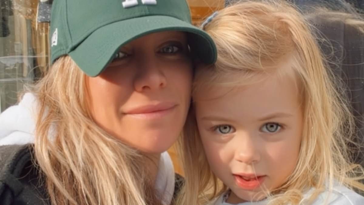 Chloe Madeley issues a warning as she reveals a 'rogue' firework 'exploded' in her daughter's face