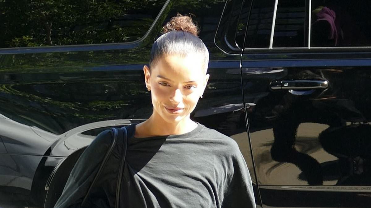 Maura Higgins returns to Dancing With The Stars rehearsals with a smile after neck injury left her writhing on the floor in pain