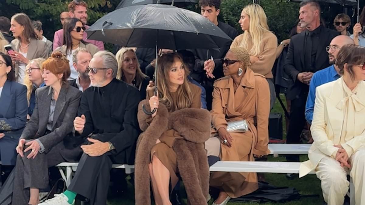 Truth about Jennifer Lopez's umbrella incident at Stella McCartney show: Sources in Paris tell ROB SHUTER why she was really irritated