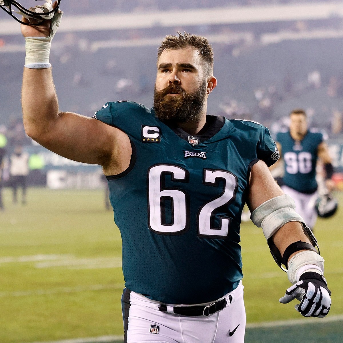 Jason Kelce Bares His Post-Retirement Body While Sumo Wrestling