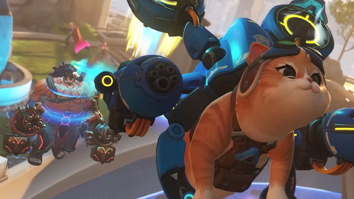 Overwatch devs took one look at Jetpack Cat and Bastion's combo and went 'oh, that's a little scary'