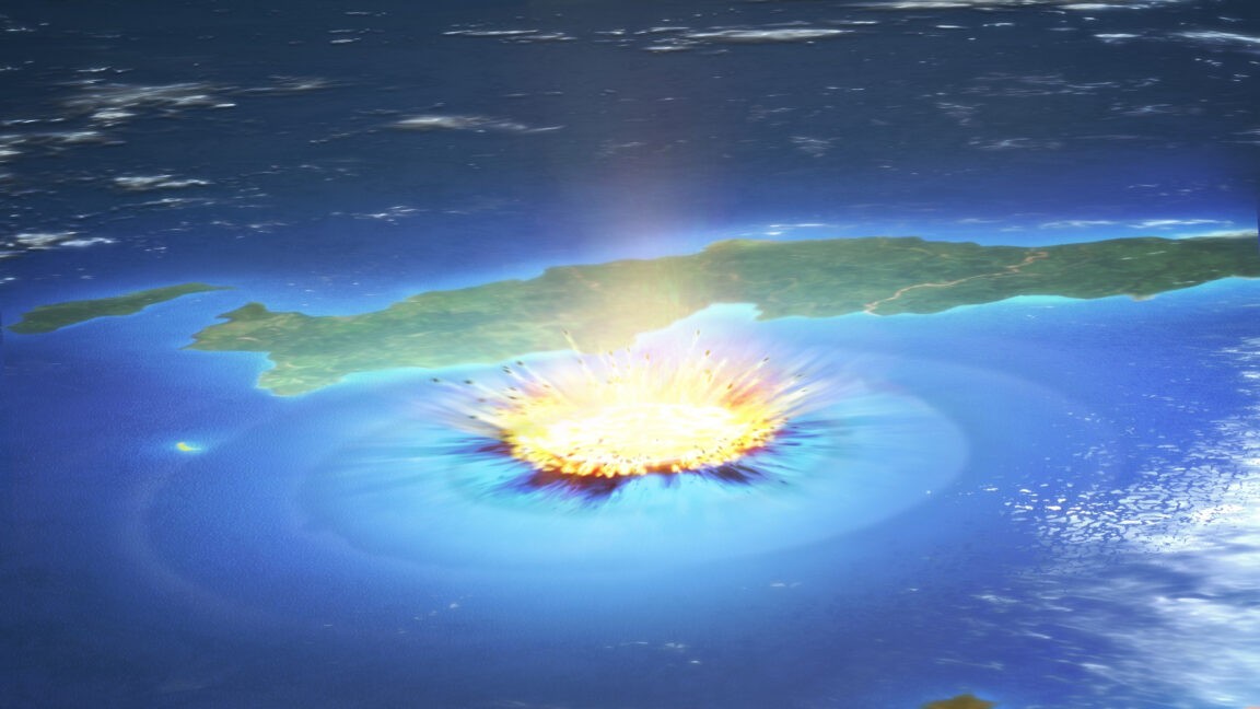 Dinosaur-killing impact crater might have been teeming with life