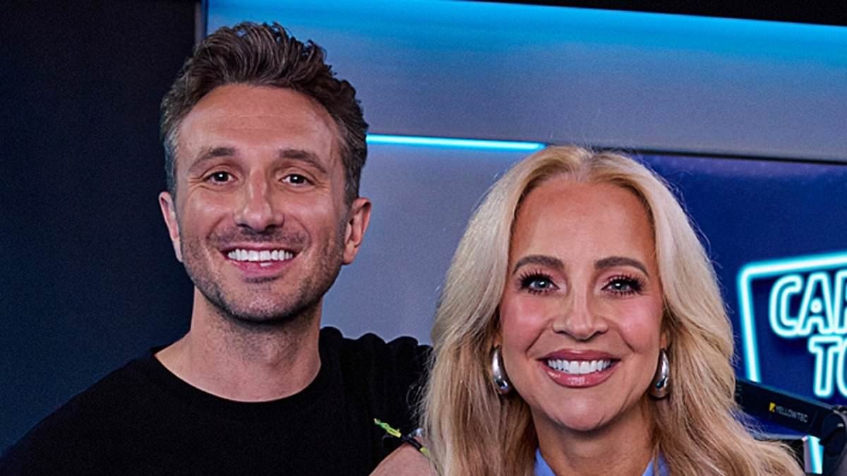 Carrie Bickmore and Tommy Little left red-faced as she appears to swear on air after their 'toxic' split goes public