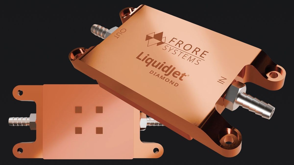 Diamond-infused watercooling coldplates for 2,300W Nvidia Rubin drop temps by up to 22C